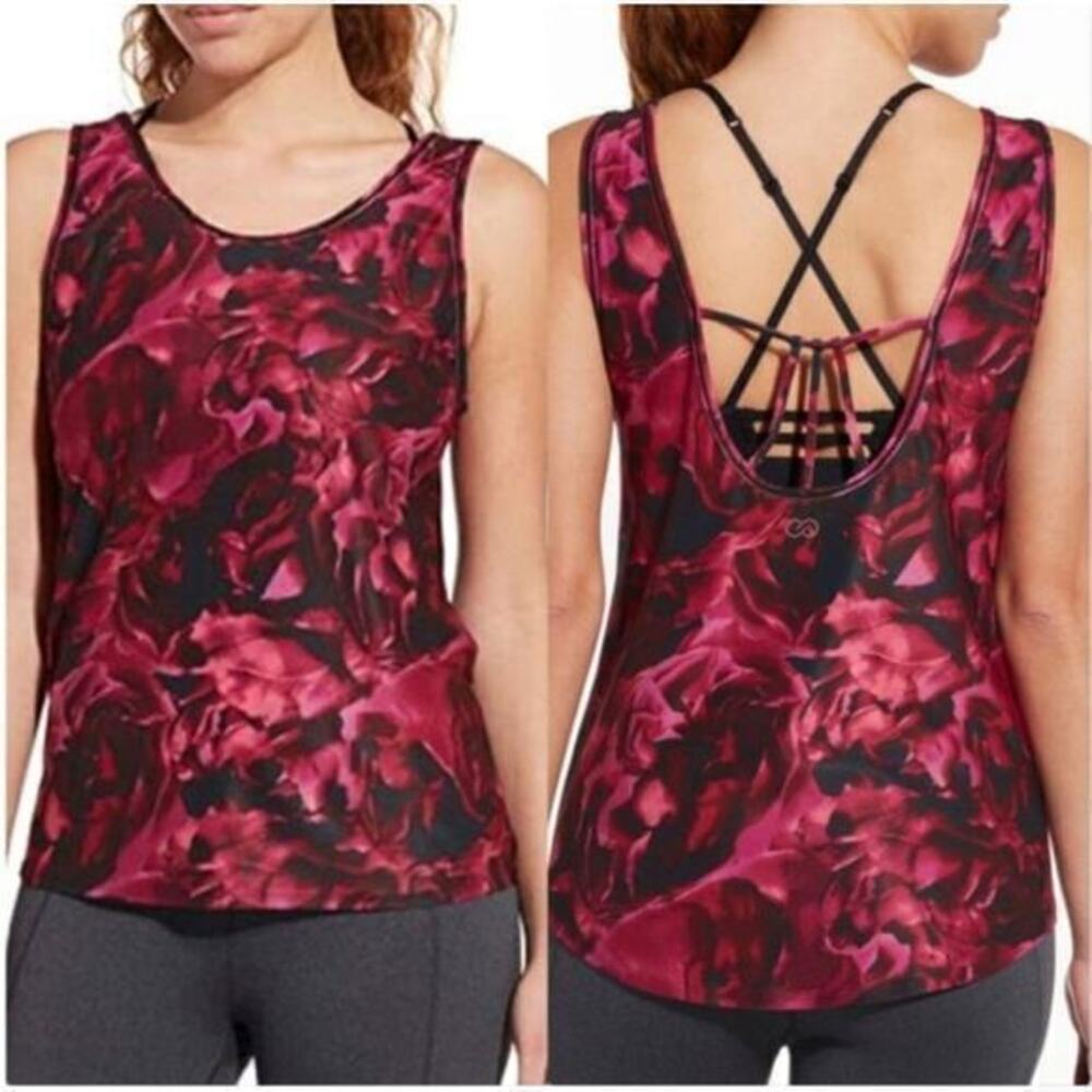 Calia by Carrie Underwood move low back Strappy active tank size XL